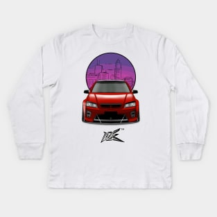 holden commodore ve ute red Kids Long Sleeve T-Shirt